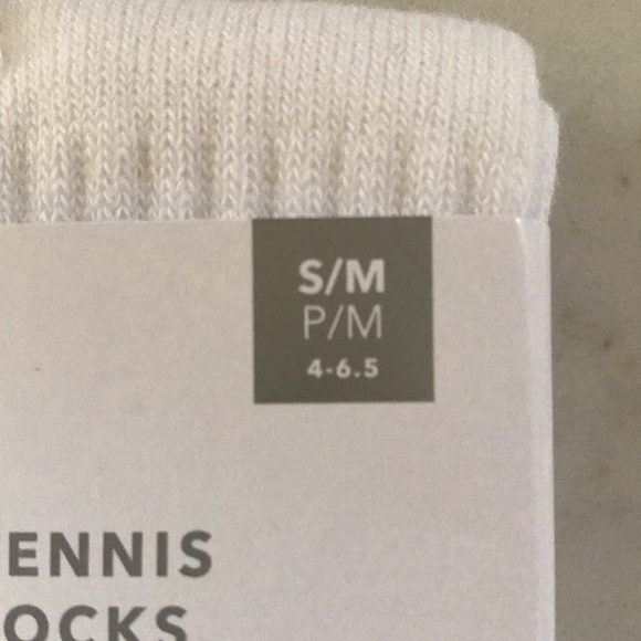 Athleta crew retro tennis socks nwt - Picture 5 of 7